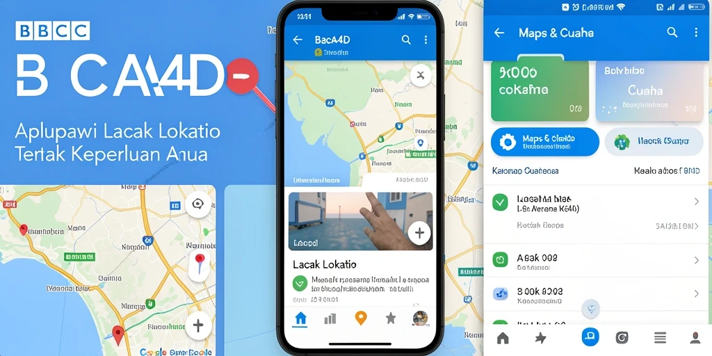Antarmuka BBCA4D menampilkan peta lokasi secara real-time.