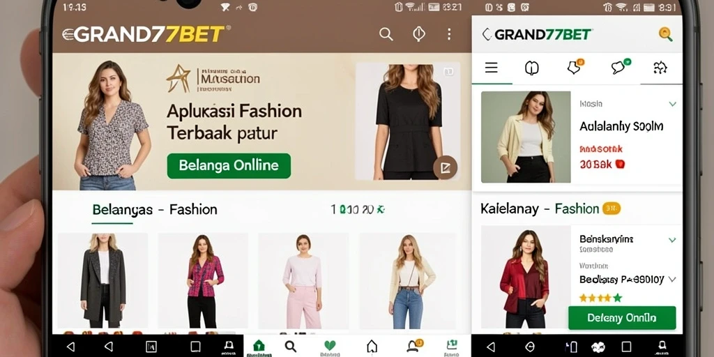Tampilan antarmuka GRAND77BET yang modern dan mudah dinavigasi.