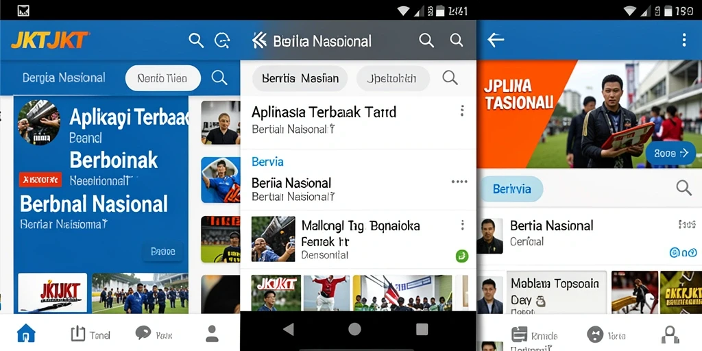 Tampilan antarmuka JKTJKT yang profesional dan menarik.