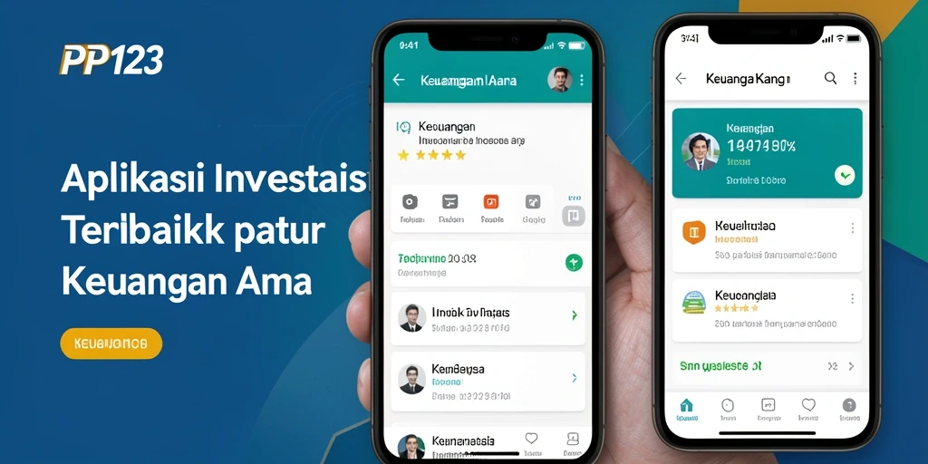 Antarmuka aplikasi PP123 yang intuitif untuk pengelolaan investasi.